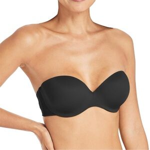 Maidenform Custom Lift Strapless Bra with Underwire Convertible Straps 38C black